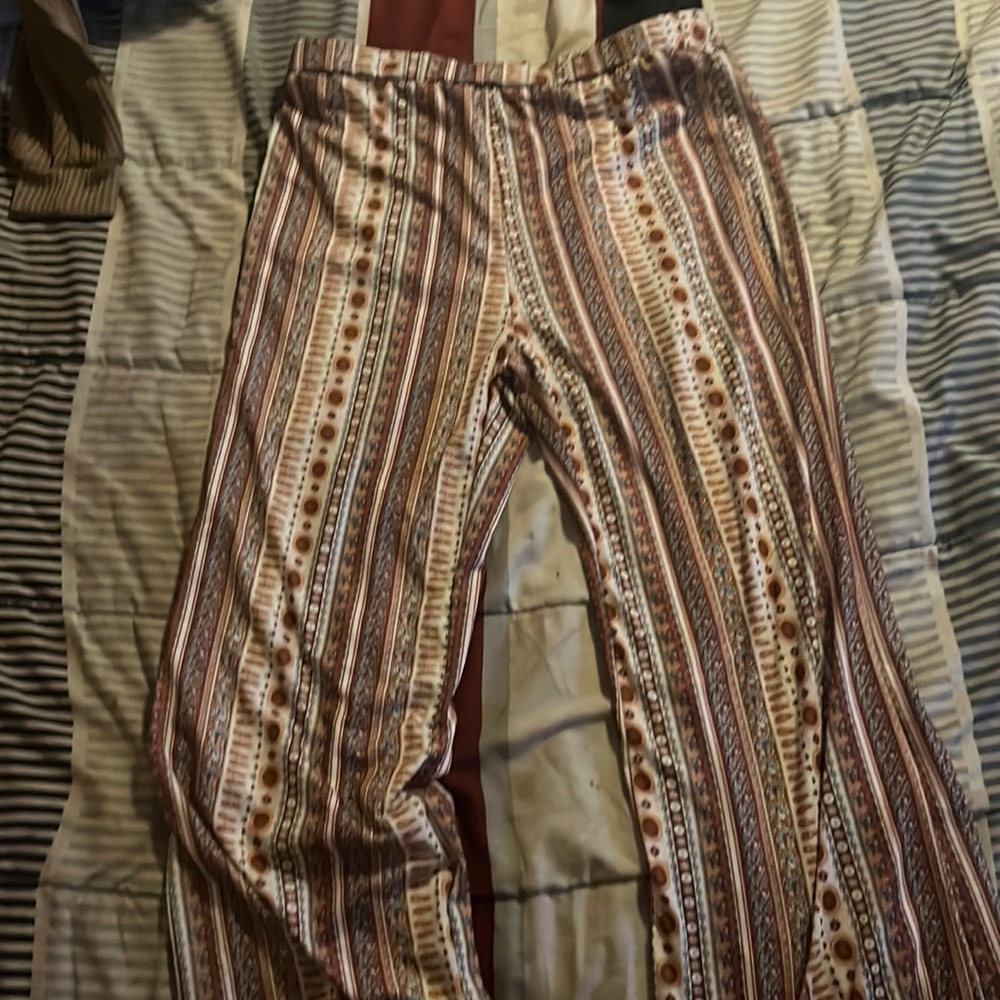 Brown Flare Pants